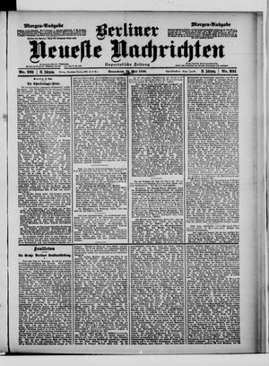 Berliner Neueste Nachrichten on May 13, 1899