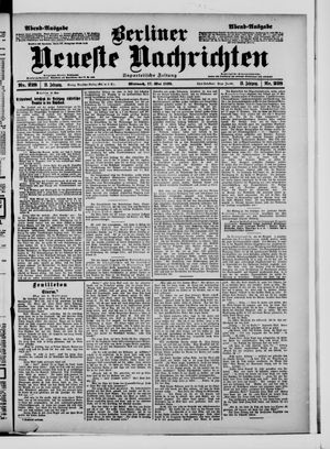 Berliner neueste Nachrichten vom 17.05.1899