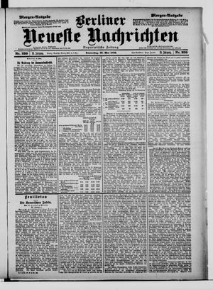 Berliner neueste Nachrichten vom 25.05.1899