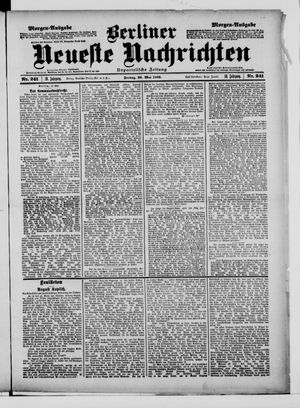 Berliner neueste Nachrichten vom 26.05.1899