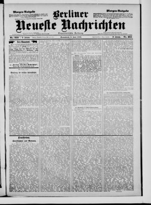Berliner Neueste Nachrichten vom 03.06.1899