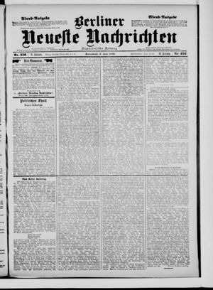 Berliner neueste Nachrichten vom 03.06.1899