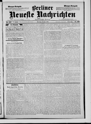 Berliner neueste Nachrichten vom 04.06.1899