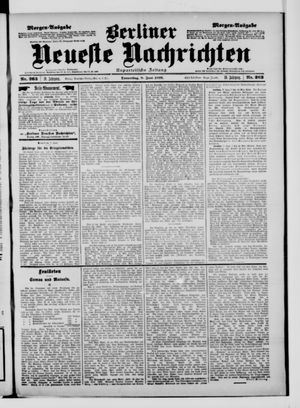 Berliner Neueste Nachrichten on Jun 8, 1899