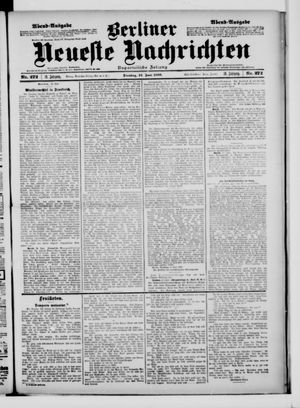 Berliner neueste Nachrichten vom 13.06.1899