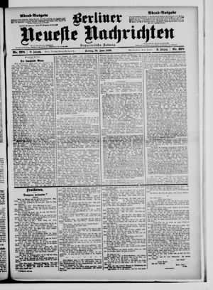 Berliner Neueste Nachrichten vom 16.06.1899