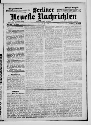 Berliner neueste Nachrichten vom 30.06.1899