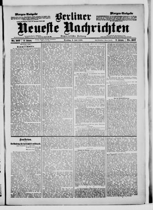 Berliner neueste Nachrichten vom 04.07.1899