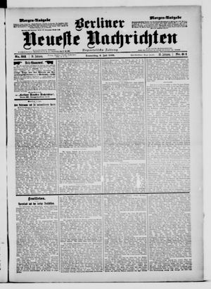 Berliner neueste Nachrichten vom 06.07.1899