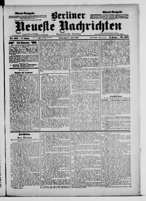 Berliner Neueste Nachrichten vom 06.07.1899
