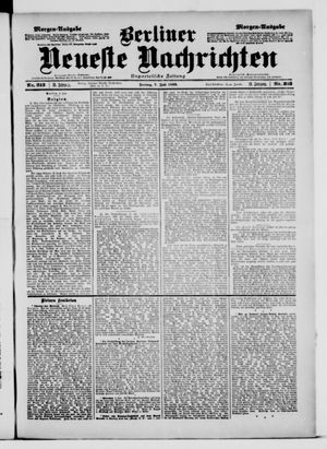 Berliner neueste Nachrichten vom 07.07.1899