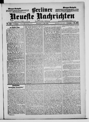 Berliner neueste Nachrichten vom 08.07.1899