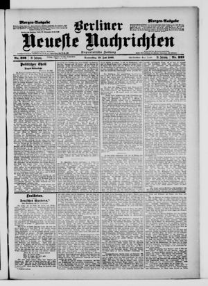Berliner Neueste Nachrichten vom 13.07.1899