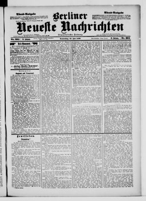 Berliner neueste Nachrichten vom 13.07.1899