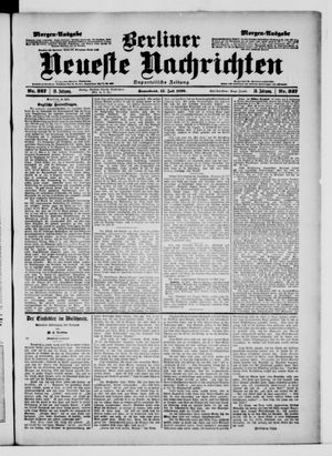Berliner neueste Nachrichten vom 15.07.1899
