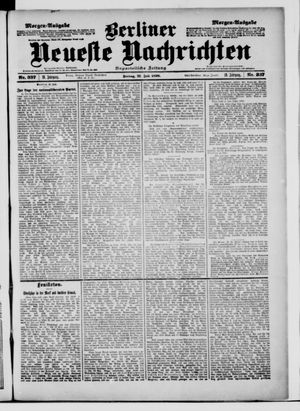Berliner Neueste Nachrichten vom 21.07.1899