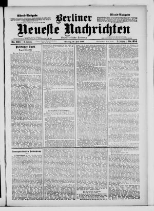 Berliner neueste Nachrichten vom 31.07.1899