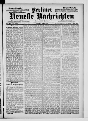Berliner neueste Nachrichten vom 04.08.1899