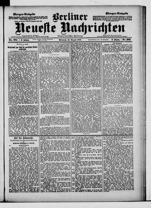 Berliner neueste Nachrichten vom 16.08.1899