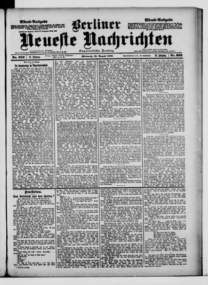 Berliner neueste Nachrichten vom 16.08.1899