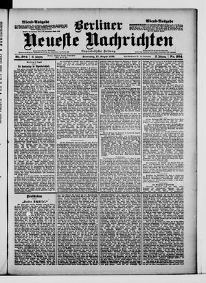Berliner neueste Nachrichten vom 17.08.1899