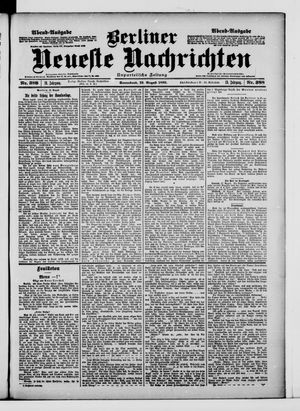 Berliner Neueste Nachrichten vom 19.08.1899
