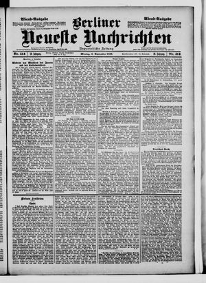 Berliner Neueste Nachrichten vom 04.09.1899