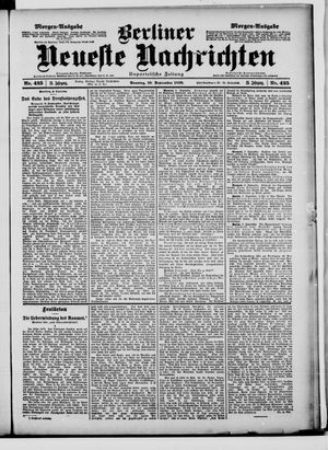 Berliner neueste Nachrichten vom 10.09.1899