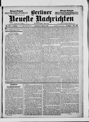 Berliner Neueste Nachrichten vom 07.10.1899