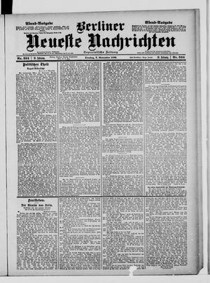 Berliner Neueste Nachrichten vom 07.11.1899