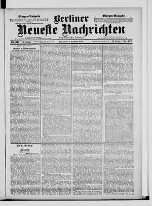 Berliner Neueste Nachrichten vom 09.12.1899