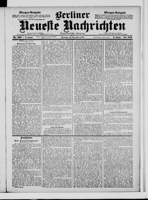 Berliner neueste Nachrichten vom 10.12.1899