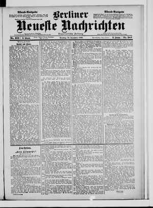 Berliner Neueste Nachrichten vom 12.12.1899