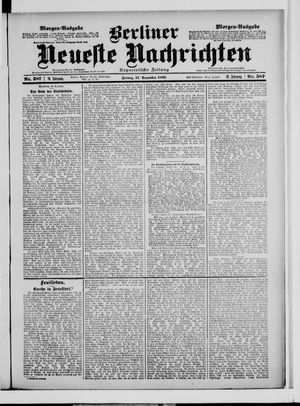 Berliner Neueste Nachrichten vom 15.12.1899