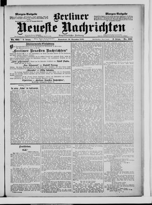 Berliner neueste Nachrichten vom 23.12.1899