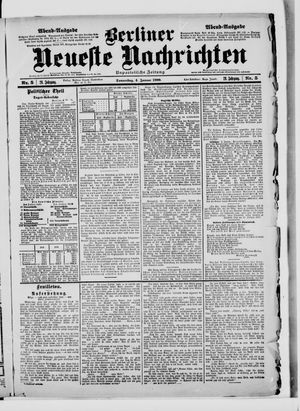 Berliner Neueste Nachrichten on Jan 4, 1900