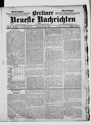 Berliner Neueste Nachrichten vom 06.01.1900
