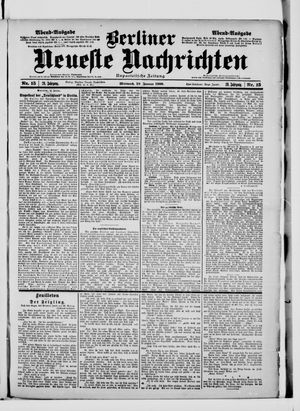 Berliner Neueste Nachrichten vom 10.01.1900