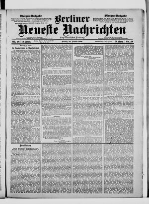 Berliner Neueste Nachrichten vom 12.01.1900