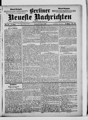 Berliner Neueste Nachrichten vom 19.01.1900