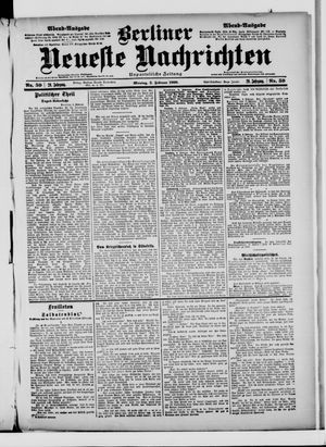 Berliner Neueste Nachrichten vom 05.02.1900