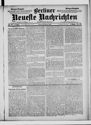 Berliner Neueste Nachrichten vom 16.02.1900