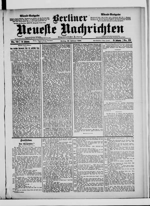 Berliner Neueste Nachrichten vom 16.02.1900