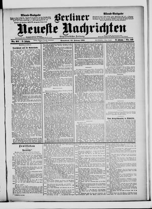 Berliner Neueste Nachrichten on Feb 24, 1900