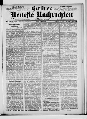 Berliner Neueste Nachrichten vom 02.03.1900