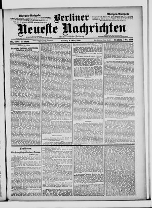 Berliner Neueste Nachrichten vom 06.03.1900