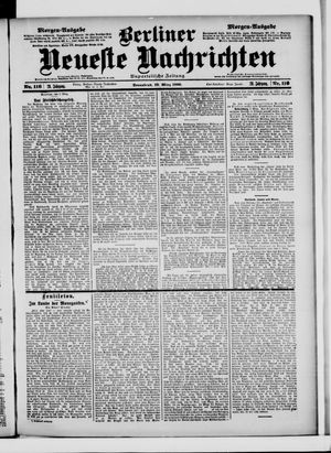 Berliner Neueste Nachrichten vom 10.03.1900