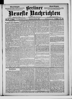 Berliner Neueste Nachrichten on Mar 10, 1900