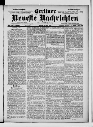 Berliner Neueste Nachrichten on Mar 12, 1900