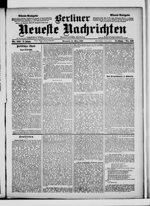 Berliner Neueste Nachrichten on Mar 14, 1900